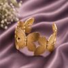 Butterfly Anti Tarnish Bangle Gold Plated Jewelry for Stylish & Party Wear 4 Butterfly Anti Tarnish Bangle premium gold plated jewelry