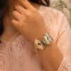 Butterfly Anti Tarnish Bangle premium gold plated jewelry