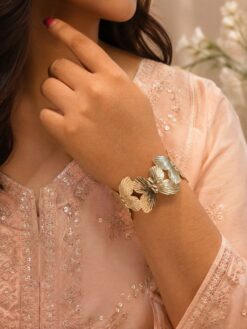 Butterfly Anti Tarnish Bangle premium gold plated jewelry