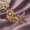 Floral Anti Tarnish Bangle Premium Elegant Jewelry for Daily & Party Wear 5 Floral Anti Tarnish Bangle premium gold plated floral jewelry
