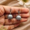 Silver Jhumki Earring oxidised traditional ethnic jewelry