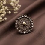 Bulk 78 Adjustable Ethnic Ring Traditional Design for Party Wear - "White"
