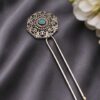 Designer Floral Hair Accessories gold plated bridal hair jewelry