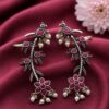 Silver Bird Earcuff Elegant Oxidised for Traditional Wear 16 Silver Bird Earcuff oxidised silver ear jewelry
