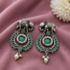 Traditional Elephant Earring Ethnic Design for Stone & Pearl Work 19 Traditional Elephant Earring oxidised silver ethnic jewelry