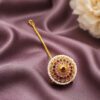 Golden Hair Accessories gold plated bridal hair jewelry