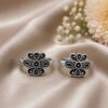Floral Toe Ring oxidized silver adjustable bichiya for women