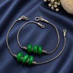 Unique Silver Anklet Oxidized Payal for Women