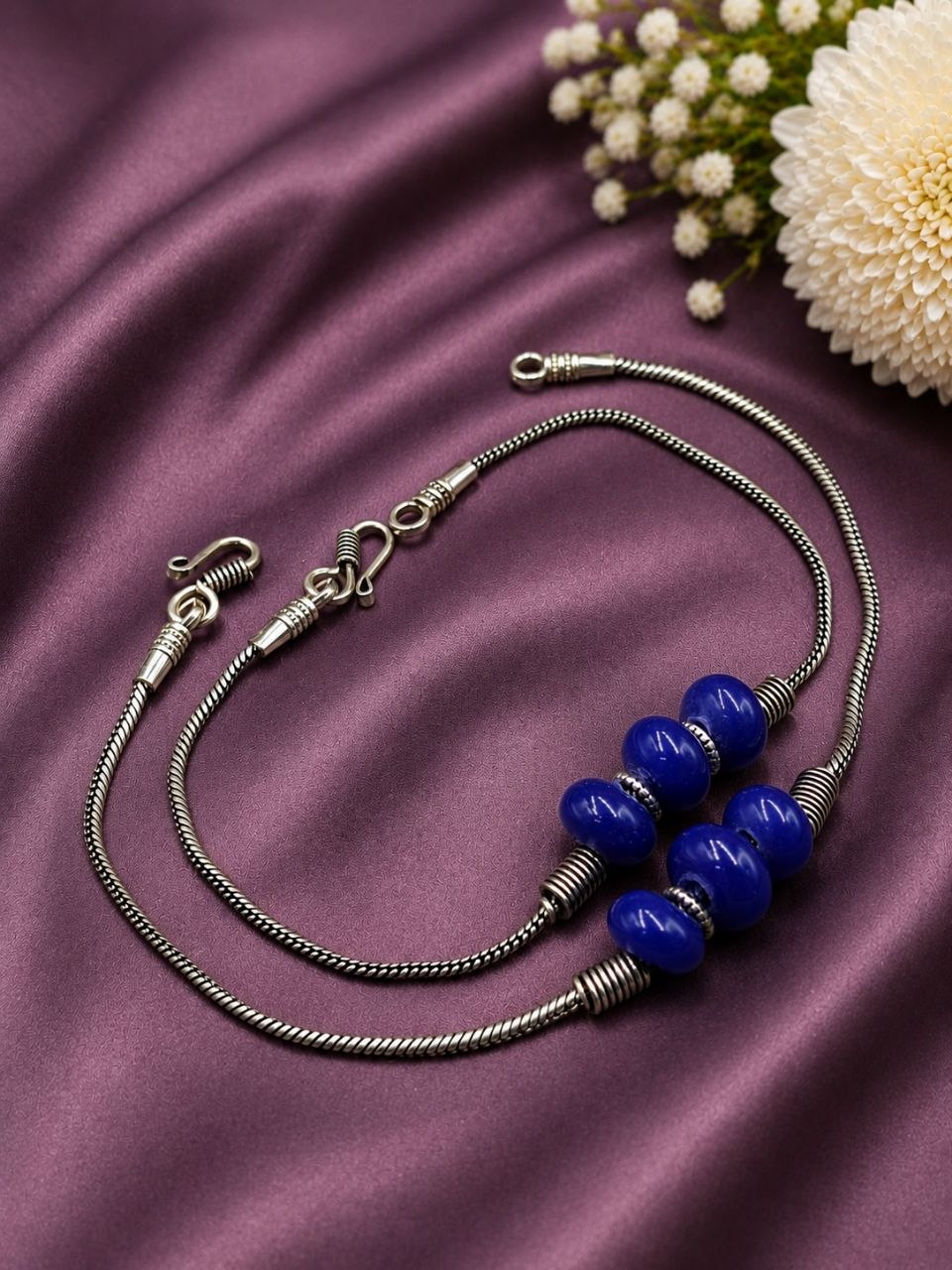 Unique Silver Anklet Oxidized Payal for Women 4 Unique Silver Anklet oxidized payal for women