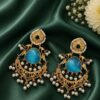 Gold Plated Parrot Earring for women with elegant bird design