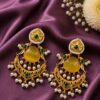 Gold Plated Parrot Earring for women with elegant bird design