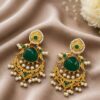 Gold Plated Parrot Earring for women with elegant bird design
