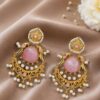 Gold Plated Parrot Earring for women with elegant bird design