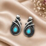 Bulk 18 Designer Drop Stud Earring LightWeight Jewelry for Daily Wear - "Aqua"