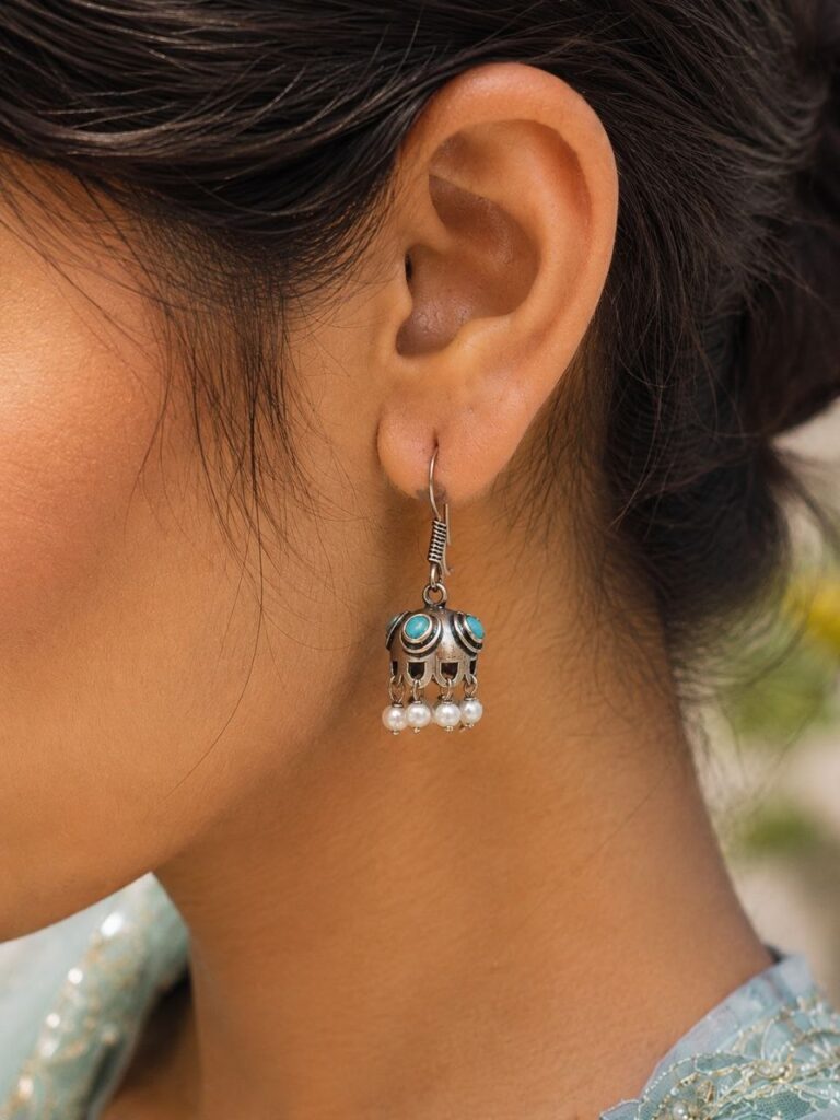 Unique Jhumki Earring Ethnic Look for Minimalist Design