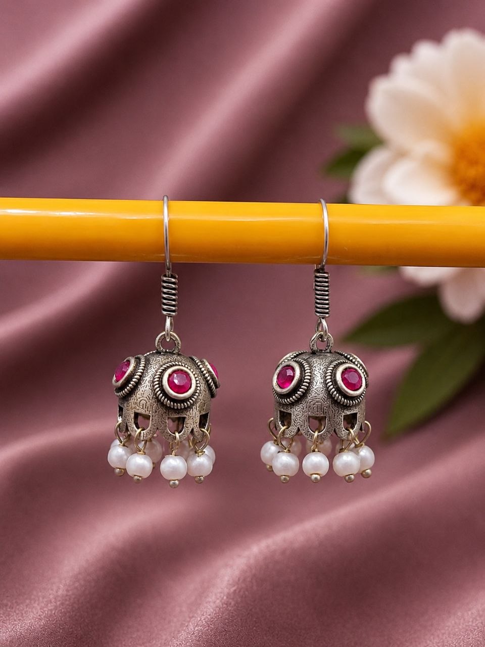 Unique Jhumki Earring Ethnic Look for Minimalist Design 8 Unique Jhumki Earring oxidized silver ethnic earrings for women