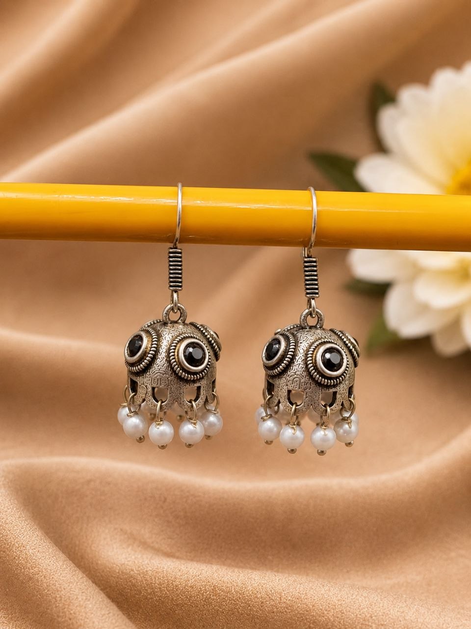 Unique Jhumki Earring Ethnic Look for Minimalist Design 6 Unique Jhumki Earring oxidized silver ethnic earrings for women