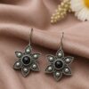 Ethnic Flower Earring oxidized silver floral earrings for women