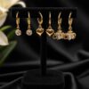 Anti Tarnish Earrings Set gold plated earrings for women