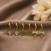 Anti Tarnish Earrings Set premium gold plated earrings collection for women