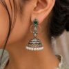 Silver Jhumka Earring oxidized traditional earrings for women