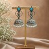 Silver Jhumka Earring oxidized traditional earrings for women