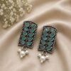 Silver Leaf Stud Earring Elegant Oxidized Leaf Earrings for Women 11 Silver Leaf Stud Earring oxidized leaf earrings for women