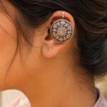 Silver Floral Bugadi Elegant Oxidized for Women