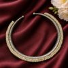 Oxidized Silver Hasli Necklace traditional statement necklace for women