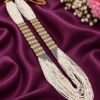 Designer Kundan Necklace gold plated bridal necklace for women