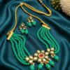 Unique Kundan Necklace gold plated bridal necklace for women