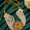Floral Kundan Meenakari Necklace gold plated bridal necklace for women