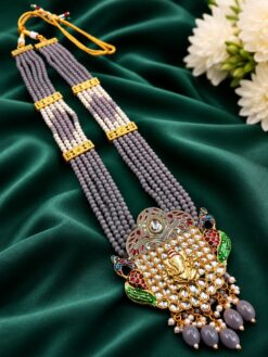 Kundan Ganesha Necklace gold plated traditional necklace for women