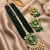 Unique Kundan Meenakari Necklace Set gold plated bridal jewelry set for women