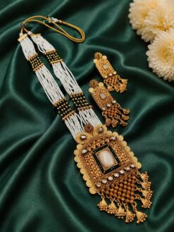 Handcrafted Necklace Set gold plated jewelry set for women