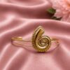 Designer Anti Tarnish Bangle with premium gold-plated finish for women