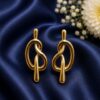 Unique Anti Tarnish Earring with premium gold-plated finish for women