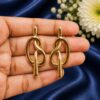 Unique Anti Tarnish Earring with premium gold-plated finish for women