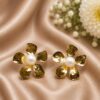 Floral Anti Tarnish Earring | Elegant Gold Plated Jewelry for Women 4 Floral Anti Tarnish Earring with premium gold-plated finish for women