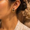 Beautiful Anti Tarnish Earring with premium gold-plated finish for women
