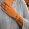 Anti Tarnish Bracelet Premium Gold Plated Bracelet for Traditional Wear 5 Anti Tarnish Bracelet with premium gold-plated finish for women
