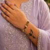 Anti Tarnish Butterfly Bangle Premium Gold Plated Bracelet for Women 5 Anti Tarnish Butterfly Bangle with premium gold-plated finish for women