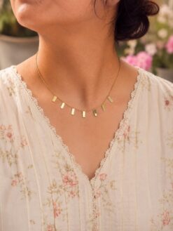 Unique Anti Tarnish Necklace with premium gold-plated finish for women