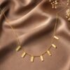 Unique Anti Tarnish Necklace with premium gold-plated finish for women