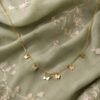 Anti Tarnish Butterfly Necklace with premium gold-plated finish for women