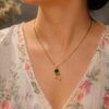 Anti Tarnish Chain Pendant with premium gold-plated finish for women