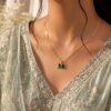 Anti Tarnish Butterfly Necklace Premium Gold Plated Necklace for Women