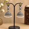 Silver Jhumka Earring oxidized traditional earrings for women