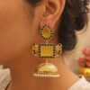 Designer Peacock Kashmiri Earring elegant traditional ethnic jewelry