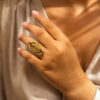 Anti Tarnish Rings Trendy Adjustable Fashion Ring